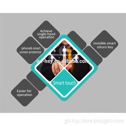 HUYSHE 0.3mm 9H 2.5D Smart Key Tempered Glass Screen Film Protector for iPhone 7 Asahi Glass Toyo AB Glue